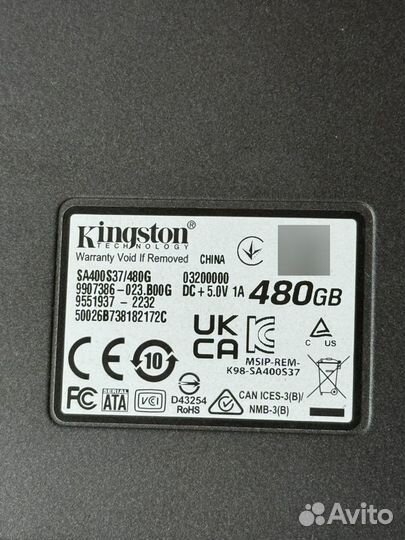 Ssd kingston a400 480gb