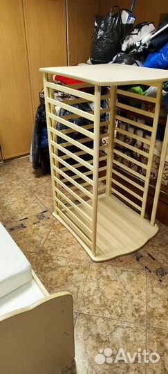 Детская кроватка трансформер с маятником