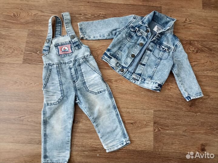 Джинсовый костюм Gloria jeans для мальчика 74