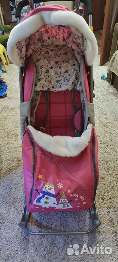 Детские санки с колесами