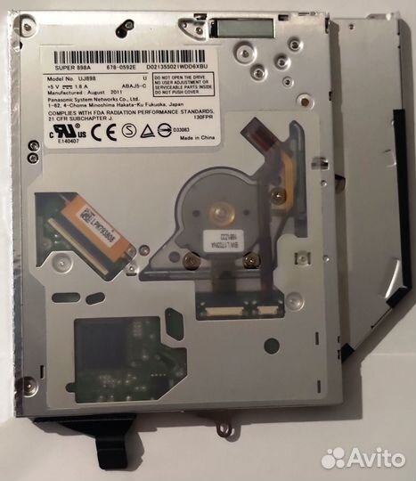 Superdrive DVD-RW привод Panasonic UJ8A8