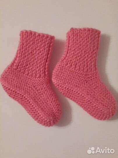 Носочки вязаные для новорожденных