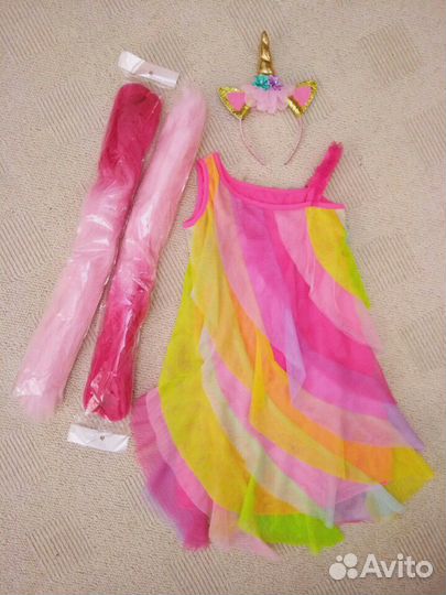Костюм Единорожки на 6-8 лет + канеколоны