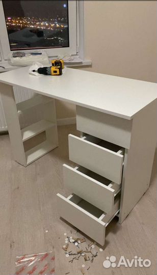 Белый Компьютерный Стол 3