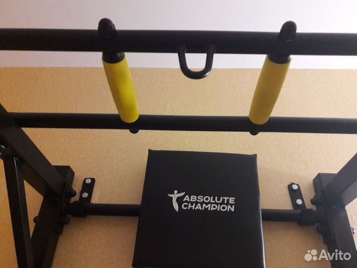 Турник брусья пресс 3в1 Профи чёрный перекидной