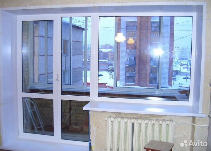 Выход на балкон пластиковый