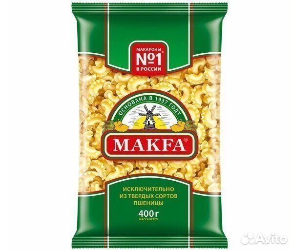 Опт - Макароны Makfa Петушиные гребешки 400г