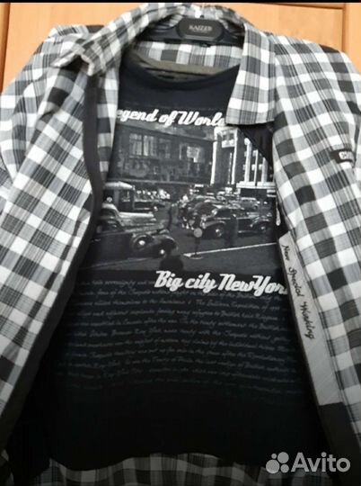 Мужская рубашка в клетку