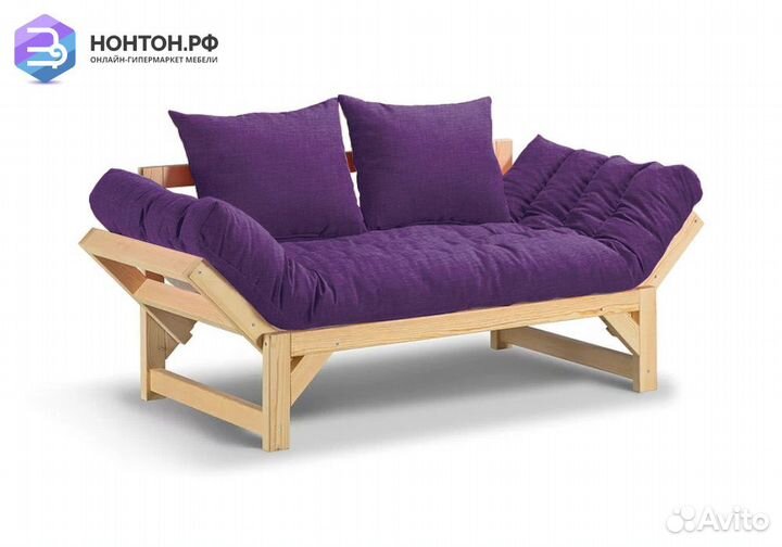 Диван кушетка Амбер фиолетовый
