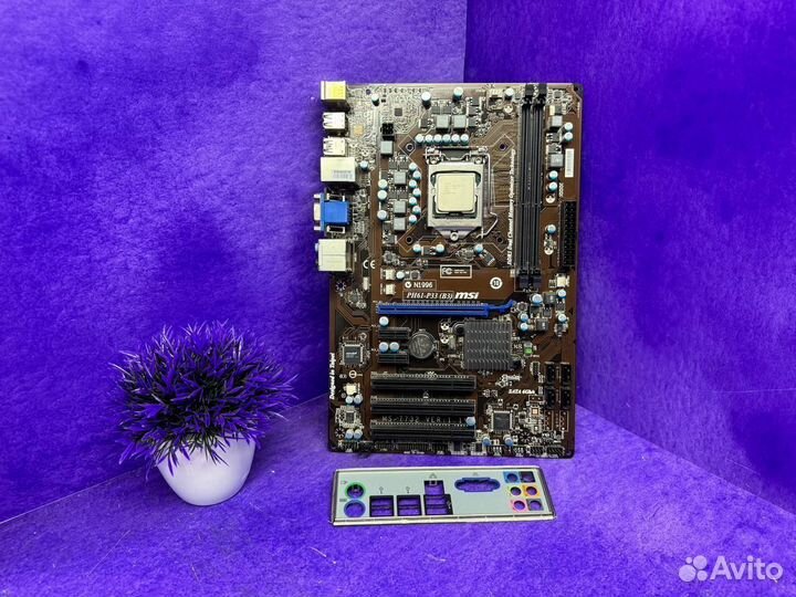 Материнская плата с процессором 1155