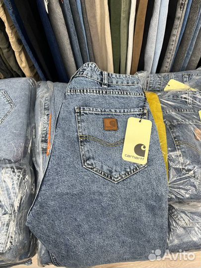 Джинсы бананы carhartt