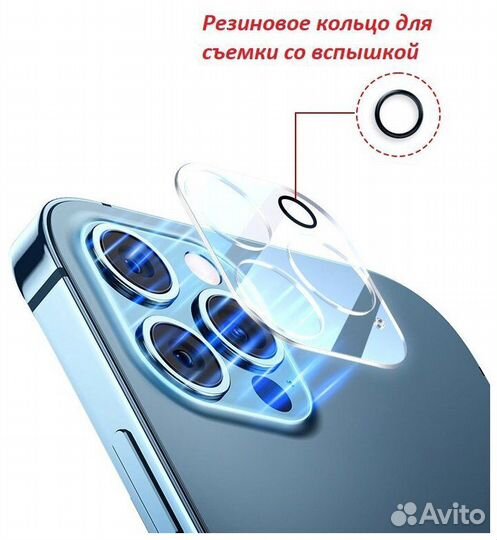 Защитное стекло на камеру iPhone 13 Pro