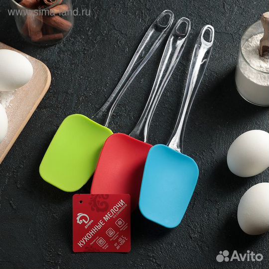 Лопатка Доляна «Лёд», 26,6 см, цвет микс