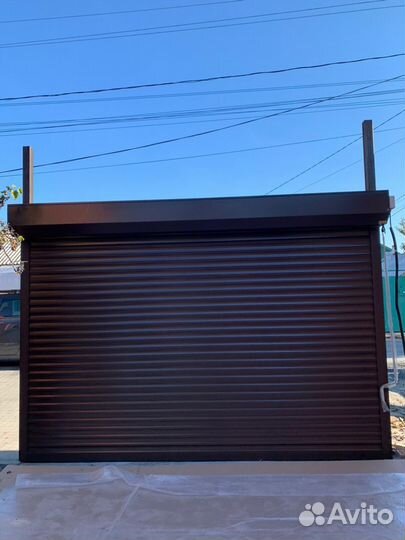 Рольставни на ворота (роллетные) на гараж