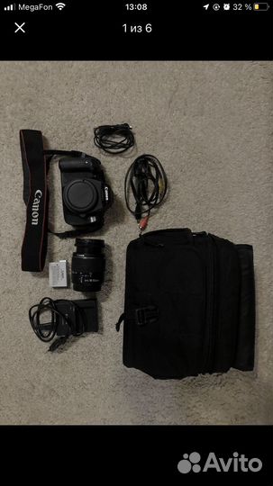 Фотоаппарат Canon EOS 600D kit 18-55 isll