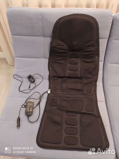 Массажная накидка с подогревом на сиденье авто