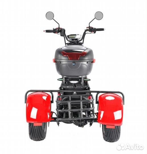 Электротрицикл white siberia PRO trike 3000W RED