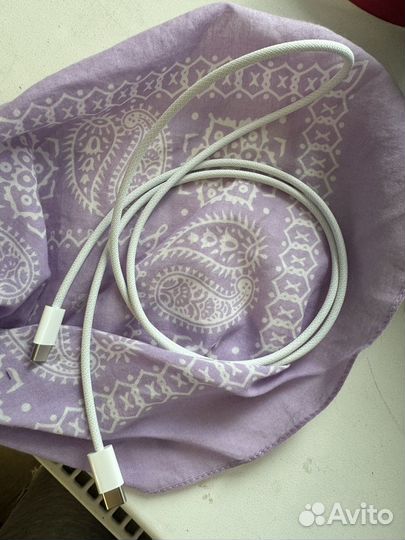 Оригинальный кабель iPhone type c / type c