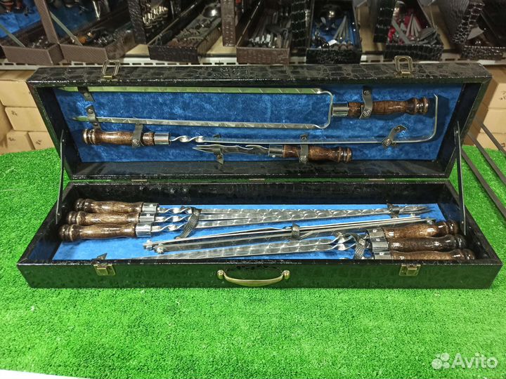 Набор шашлычный в кейсе