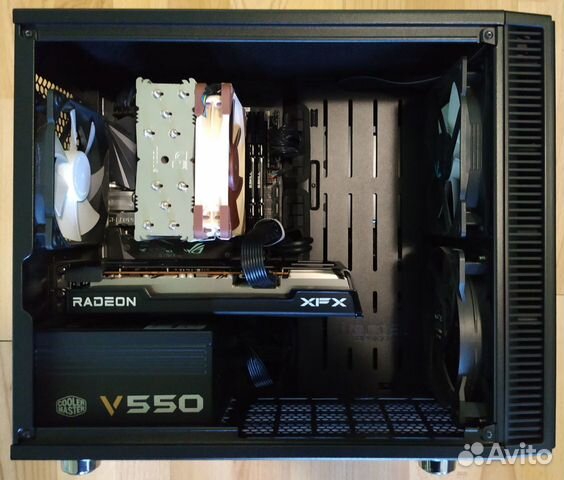 Игровой пк Mini-ITX Ryzen 5 5600X + Radeon RX 6600