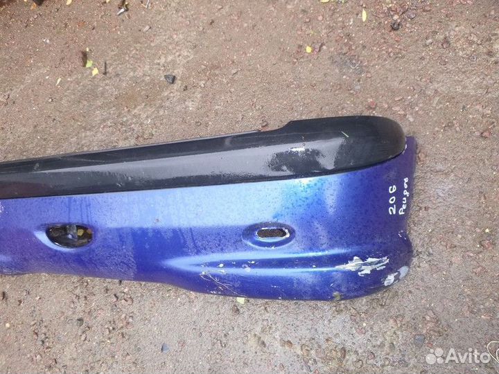 Бампер задний peugeot 200 206