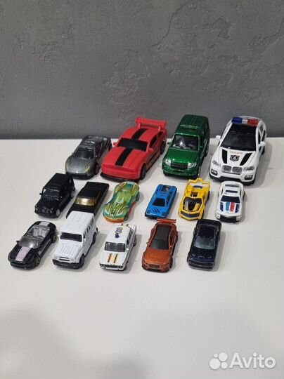 Коллекция машинок 15шт металл (HotWheels)