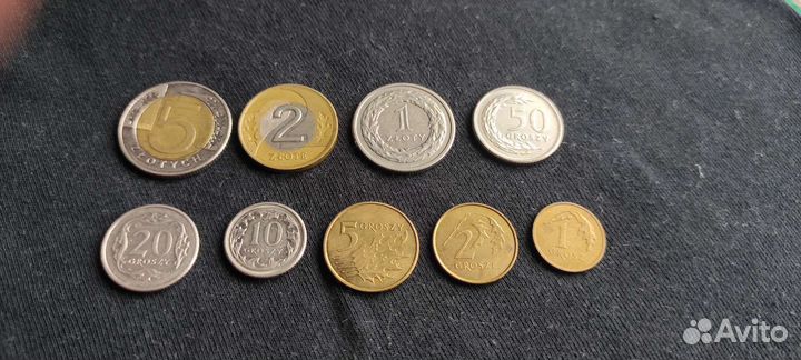 Набор монет Польша. Иностранные монеты