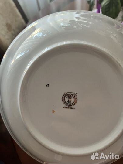 Столовый набор Перламутровая Роза,Чеш.Респб. Epiag