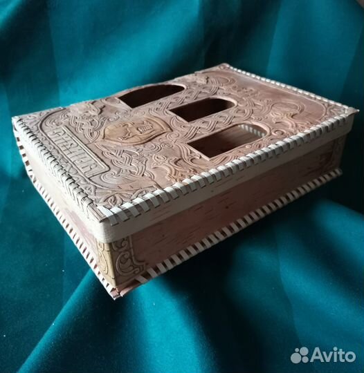 Берестяной короб ы виде книги