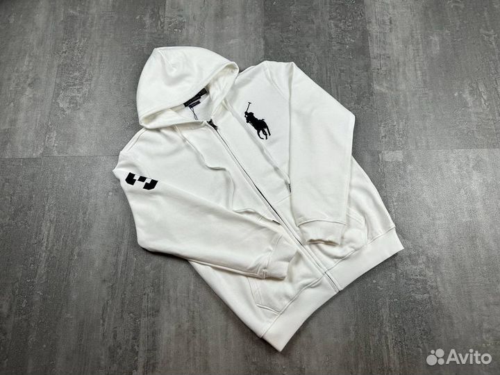 Зип Худи Polo Ralph Lauren Chief Keef черный/белый