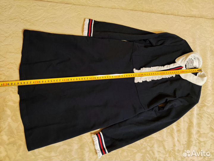 Школьная форма для девочки 140 синяя 9-10 лет