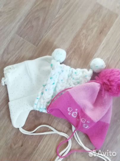 Шапки для девочки 1.5-3 года