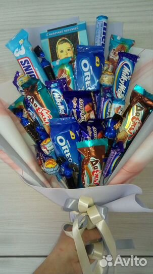 Сладкие букеты из конфет
