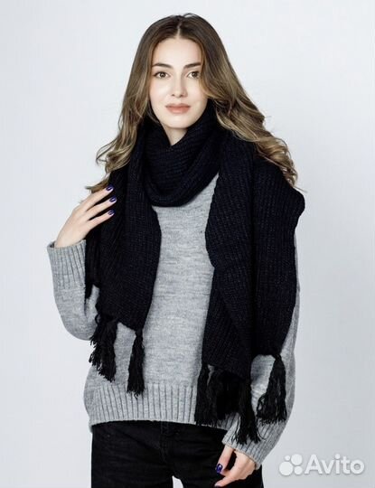 Шарф-плед новый