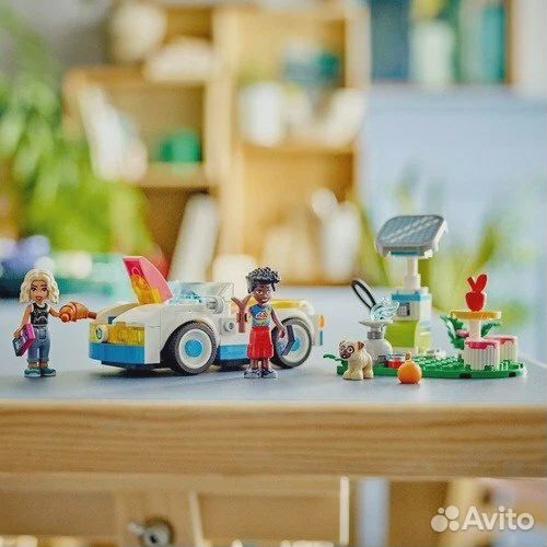 Конструктор lego Friends 42609 Электромобиль и за