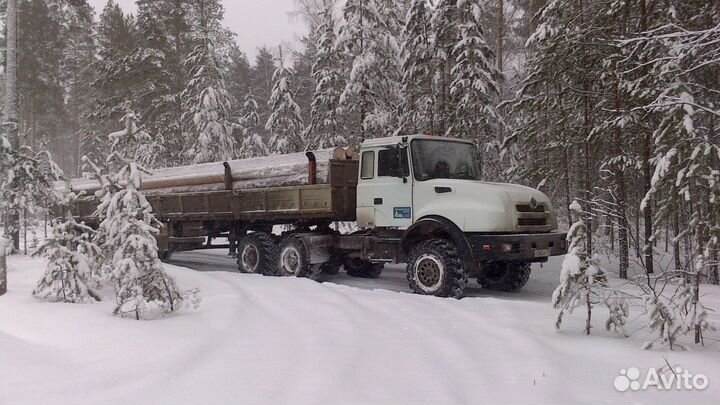 Перевозки леса,буровых урал полуприцеп 12м кон