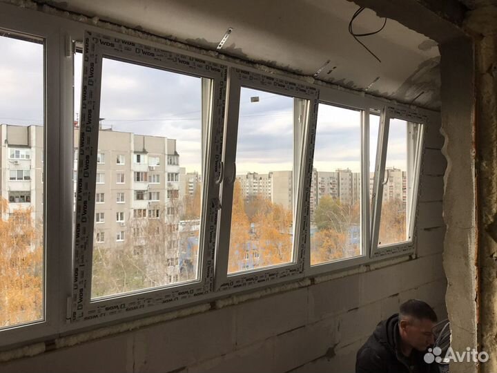 Установка пластиковых окон и откосов