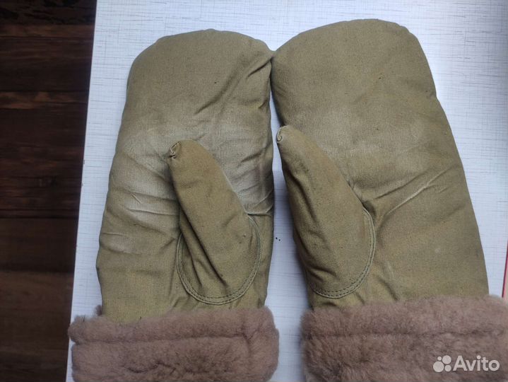 Рукавицы на меху армейские