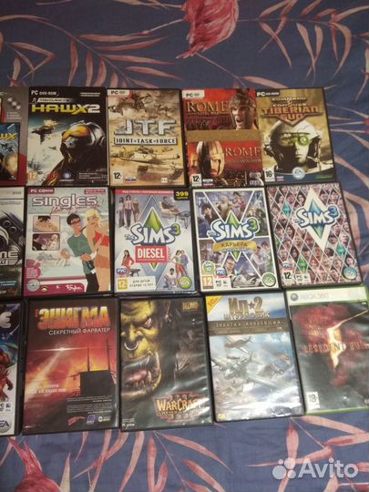 Компьютерные игры Dvd box(В основном стратегии)