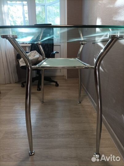 Кухонный стол стеклянный бу