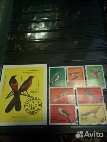 Марки наборы флора и фауна