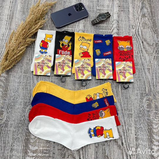 Носки Симпсоны