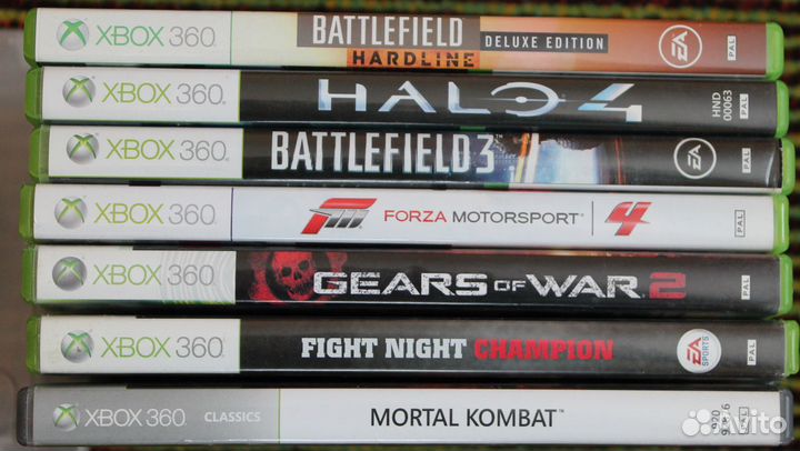 Диски игровые для X Box 360