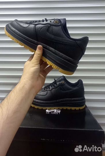 Кроссовки Nike air force 1 low luxe black gum