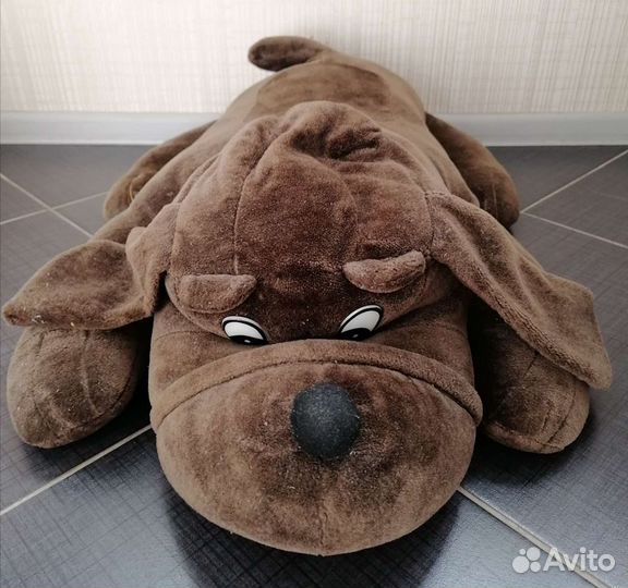 Мягкие игрушки собака, горилла, слон