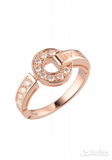 Кольцо Bvlgari Bvlgari-Rose Gold Diamonds 346214