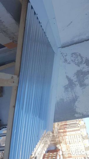 Балкон П 3,0*1,5*0,8 с крышей под ключ