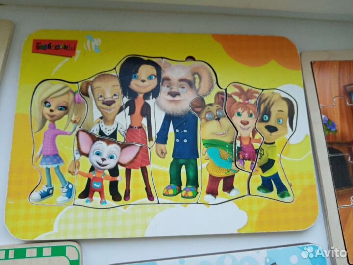 Пазлы и вкладыши детские развивающие