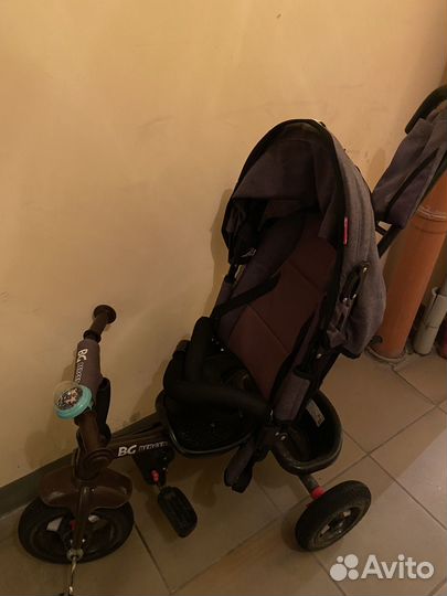 Прогулочная коляска велосипед