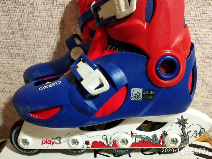 Ролики и защита для ребенка